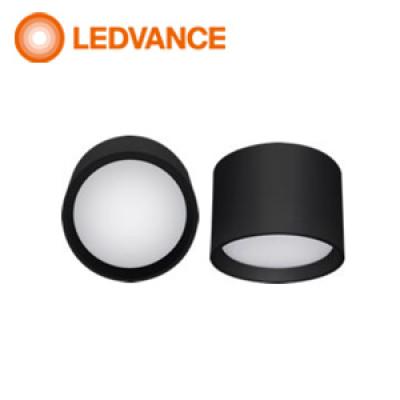 LEDVANCE LED Downlight Boshuo Surface Mount Downlight Black 30W D210 100D 940 8x1 LEDV 04.04.06.001.0501