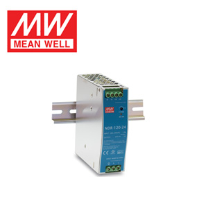 MEAN WELL Power Supply NDR-120 Series Single Output DIN Rail Mounted