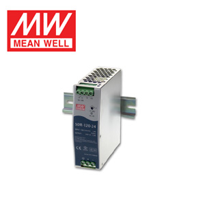 MEAN WELL Power Supply SDR-120 Series Single Output DIN Rail Mounted with PFC Function