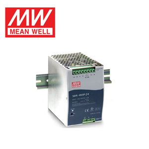 MEAN WELL Power Supply SDR-480P Series Single Output DIN Rail Mounted with PFC and Parallel Function