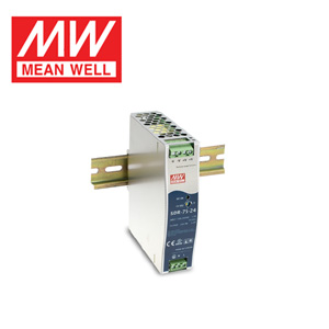 MEAN WELL Power Supply SDR-75 Series Single Output DIN Rail Mounted