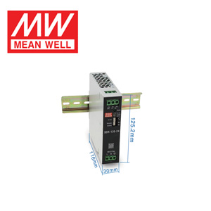 MEAN WELL Power Supply XDR-120 Series Single Output DIN Rail Mounted