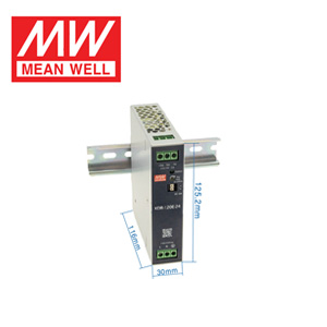 MEAN WELL Power Supply XDR-120E Series Single Output DIN Rail Mounted