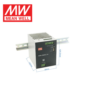 MEAN WELL Power Supply XDR-960E Series Single Output DIN Rail Mounted